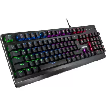 Inter-Tech NK-2000ME toetsenbord USB QWERTZ zwart (88884100)