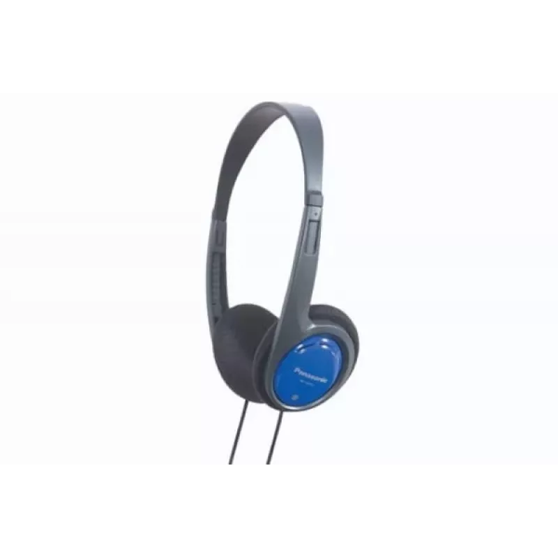 Panasonic RP-HT010E-A zwart/blauwe koptelefoon 1,2 m kabel ultralicht