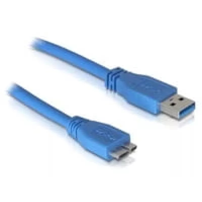 DeLOCK Micro-USB 3.0-kabel 1 m, USB A, 5 Gbit/s, blauw