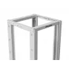 Open rack 19 inch 22U 600x800 grijs