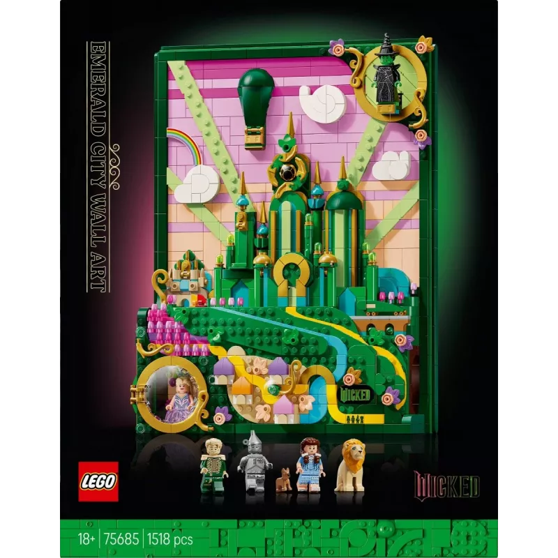 Bouwstenen Wicked 75685 Obraz Emerald City