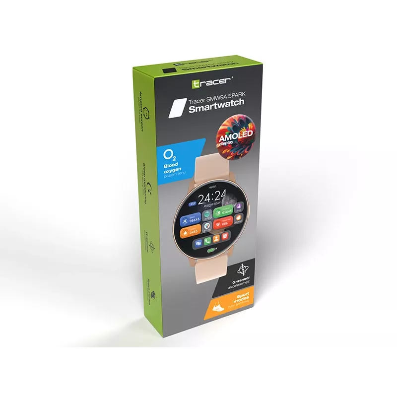 Smartwatch Tracer SMW9A roze