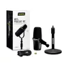Shure MV7+-K-BNDL - spraak-/zangmicrofoon met XLR/USB-C-aansluiting, zwart + tafelstatief GATOR