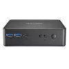 Shuttle XPC Nano PC NC40U, Intel Celeron 7305U, 1x HDMI, 1x DP, 1x USB-C/DP, 6x USB3.2, 1x 2,5-inch-insteekslot, 2x M.2, 1x LAN, RAID, 24/7 continu gebruik, incl. VESA & standvoet