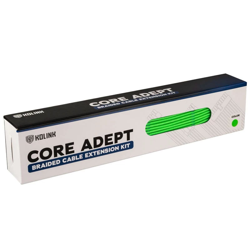 Kabelverlengingsset Kolink Core Adept groen