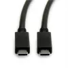 USB-kabel ROLINE 11.02.9056 0,5 m USB 3.2 Gen 2 10 Gbit/s USB C zwart