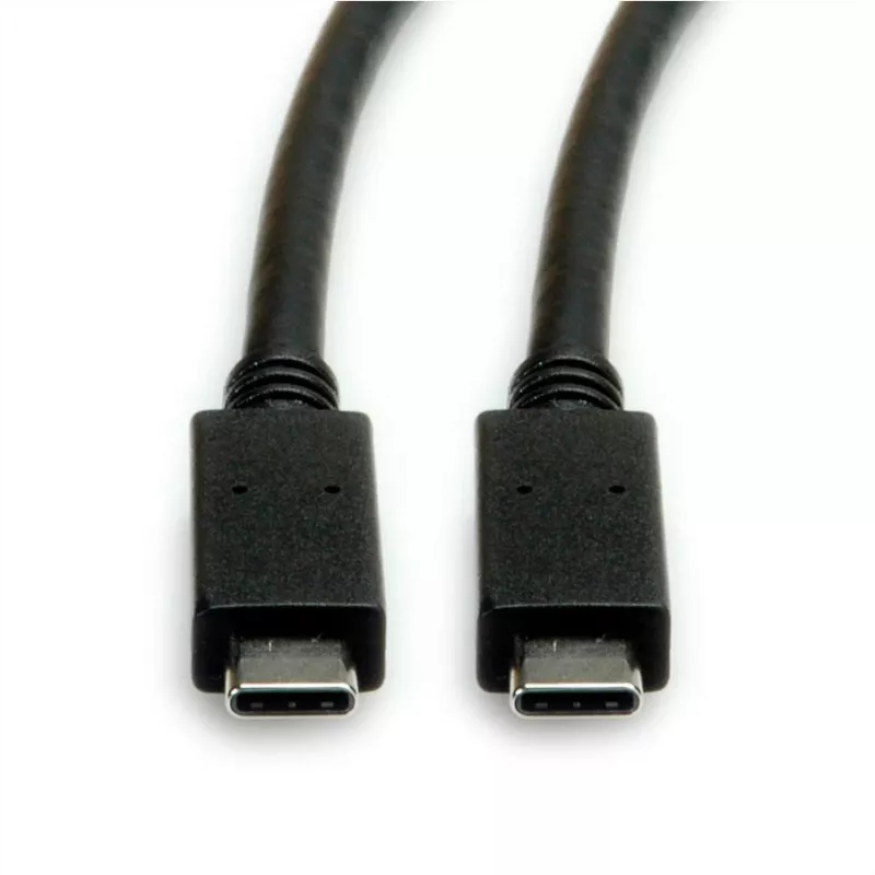 USB-kabel ROLINE 11.02.9056 0,5 m USB 3.2 Gen 2 10 Gbit/s USB C zwart