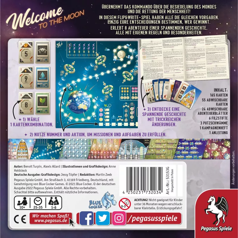 Welcome to the Moon, bordspel