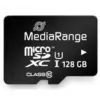 MediaRange MR945 - flashgeheugenkaart (microSDXC met SD-adapter) - 128 GB - UHS-I / Class10 - microSDXC - zwart (MR945)