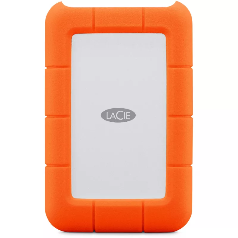 Rugged Mini 5 TB, externe harde schijf (zilver/oranje, Micro-USB-B 3.2 Gen 1 (5 Gbit/s))