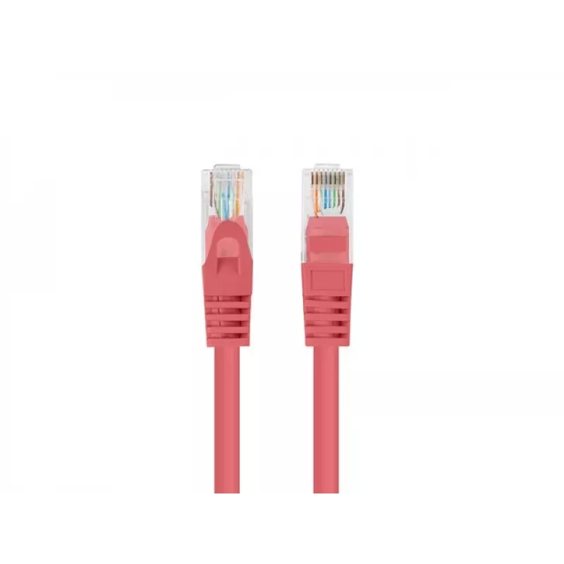 Lanberg PCU6-20CC-0100-R Cat6 U/UTP patchkabel, 1 m, rood, 10 stuks