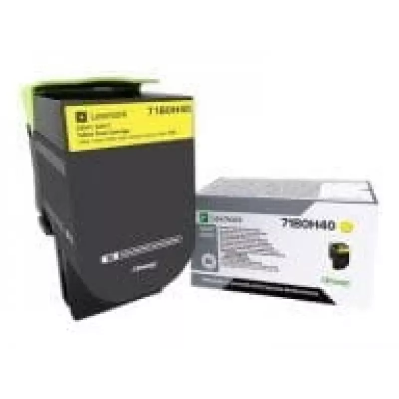 Lexmark 71B0H40 tonercartridge voor CS417/CS517/CX417/CX517, geel, hoge capaciteit