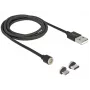USB-kabel DeLOCK 85723 USB 2.0 1,1 m USB A USB C/Micro-USB B zwart