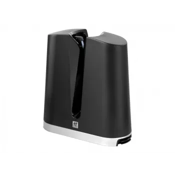 Messenslijper ZWILLING V-Edge Pull Through, zwart, compact doorhaalontwerp