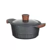 Keukengerei Resto Kitchenware Capella 2,6 L rond zwart hout