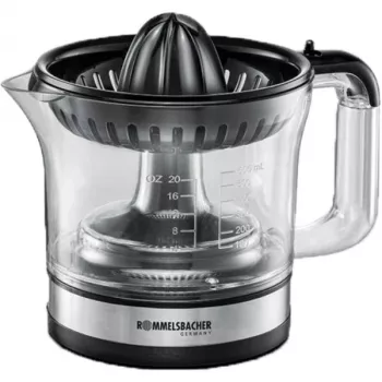 Rommelsbacher citruspers, 30 watt, 0,6 liter, rechts-/linksdraaiend, twee perskegels (ZP 50)
