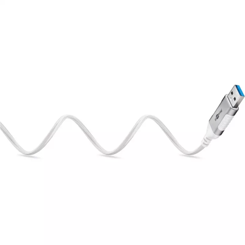 Goobay Ethernet-kabel USB-A 3.0 naar RJ45 slank 1 m – verbindt router, modem of (74377)