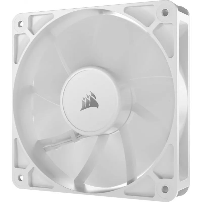Corsair RS120 CO-9050192-WW 120 mm PWM-behuizingventilator, 420–2100 RPM, enkele verpakking, wit