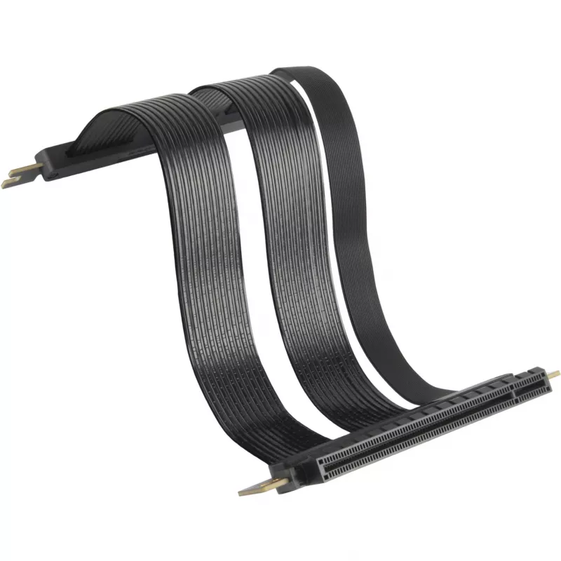 SilverStone SST-RC05-220 PCIe 4.0 x16 riserkabel, 22 cm, zwart