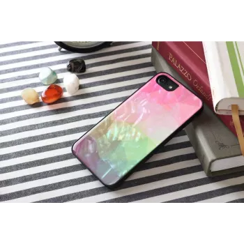iKins hoesje voor Apple iPhone 8/7 met waterbloemdesign, zwart