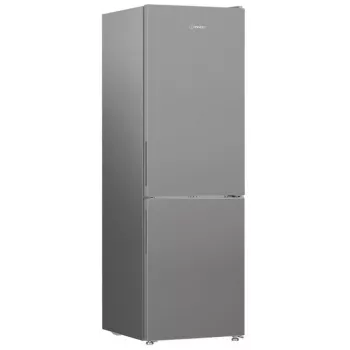 Koelkast Indesit INK 25402 S4E | Compact vrijstaand, No Frost, 249 L koelgedeelte / 106 L vriesgedeelte, H 203,5 cm, energieklasse E, 37 dB, zilver