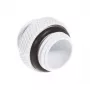 Bitspower rechte adapter, G1/4 buitendraad – G1/4 buitendraad, wit (BP-DWWP-C42)