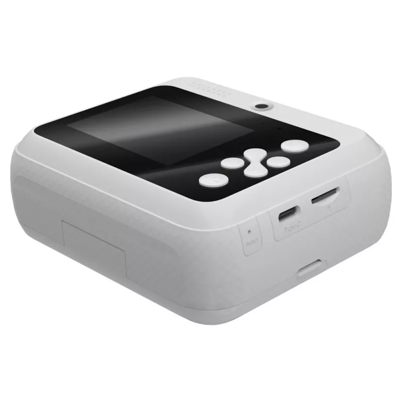 Instantcamera SAVIO AN-01 voor kinderen, wit, 6,1 cm (2,4″) LCD, MicroSDHC tot 32 GB, USB-C, 1200 mAh accu, geen ingebouwde flitser