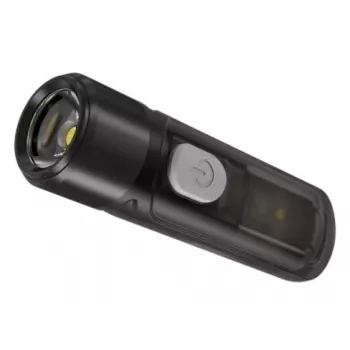 Handzaklamp Nitecore TIKI LE — 300 lm, USB-oplaadbaar, polycarbonaat, IP66, schokbestendig, 10,5 g, 55 mm, zwart