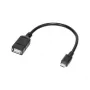 Logilink - USB OTG-adapter voor smartphones - USB Type-A (B) - Micro-USB Type-B (S) (USB 2.0) - 0,20 m - zwart (AA0035)