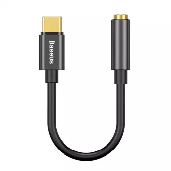 Kabeladapter Baseus CATL54-01 Type-C naar 3,5 mm, zwart