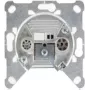 Antennedooos ShiverPeaks 15-92006 1 dB — coaxiale wandcontactdoos, 1 dB demping