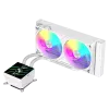 Gamemax CPU-vloeistofkoeler | GLACIER 240 LCD WH | Intel, AMD
