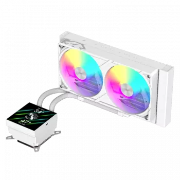 Gamemax CPU-vloeistofkoeler | GLACIER 240 LCD WH | Intel, AMD