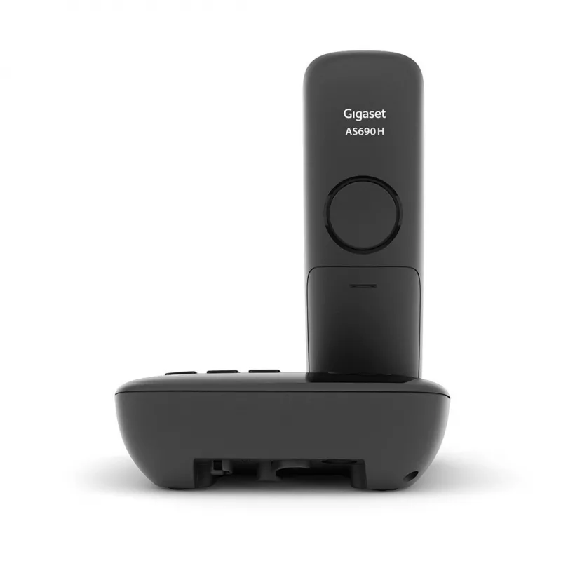 Gigaset AS690A analoge/DECT-telefoon nummerherkenning zwart