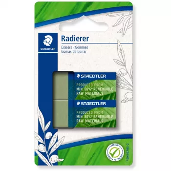 Staedtler 526 83 renew mat 56% — PVC-vrije reinigingsgum, rechthoekig BK2