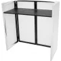 DJ-standaard Omnitronic Compact Mobile 32000025 met hoes, draagbaar opvouwbaar workstation voor controllers en laptop