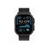 Apple Watch Ultra 2 GPS + Cellular 49mm Black Titanium Case met Black Titanium Milanese Loop - M