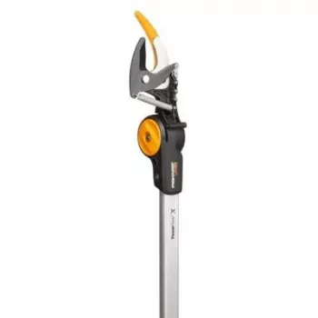 Takenschaar Fiskars UPX82 aambeeld — handtakenschaar voor houtige stammen, zwart/blauw/grijs
