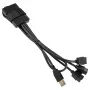 USB-hub Lian Li PW-U2TPAB Type-A-stekker 1-naar-3 IDC 9-pin