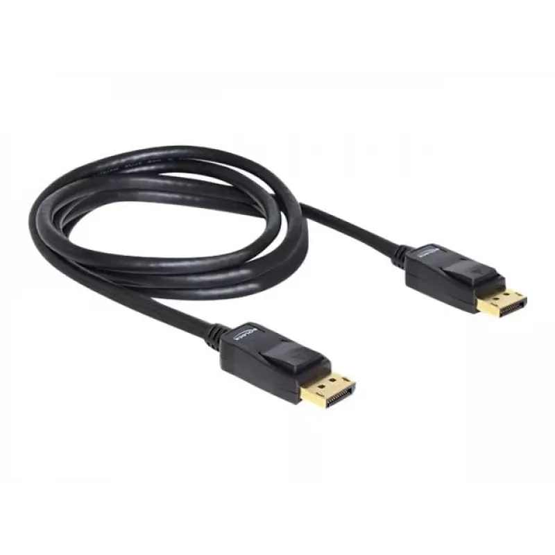 DisplayPort-kabel DeLOCK 82585 2 m zwart