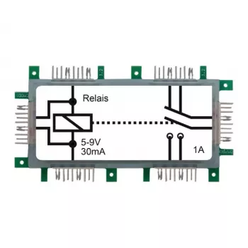 Elektrisch relais ALLNET 118367 groen roestvrijstaal wit 1 A