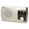 Draagbare Eltra EWA zilver radio — AM/FM-ontvanger, batterijgevoed