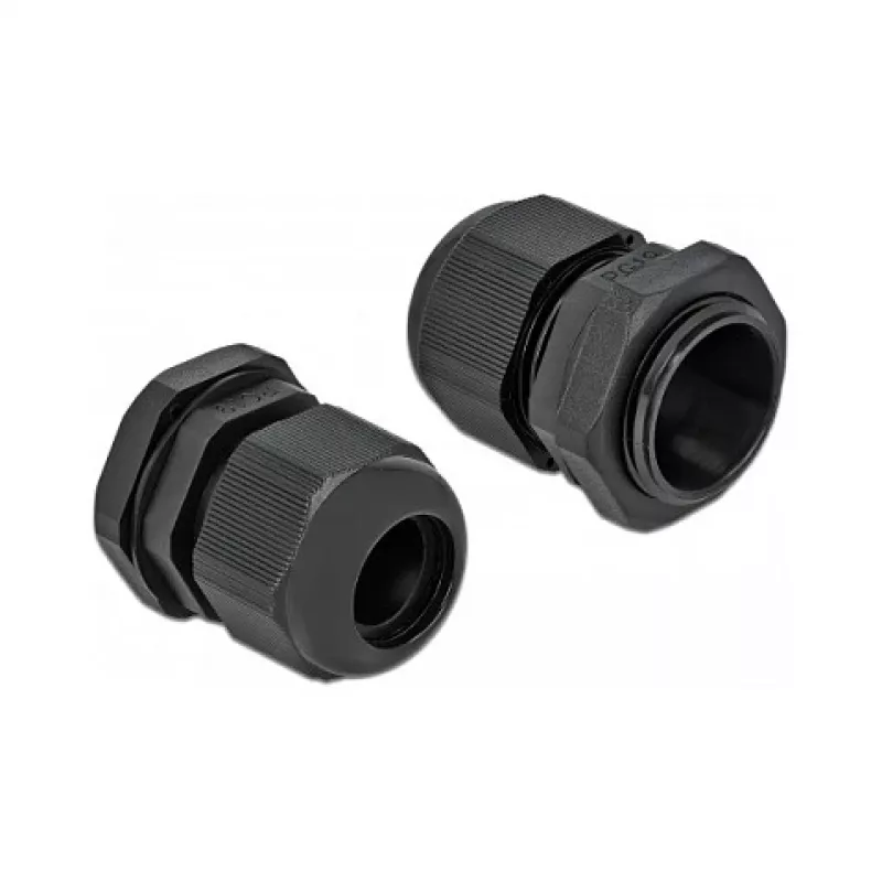 Kabelwartel DeLOCK 60220 zwart kunststof 10 stuks