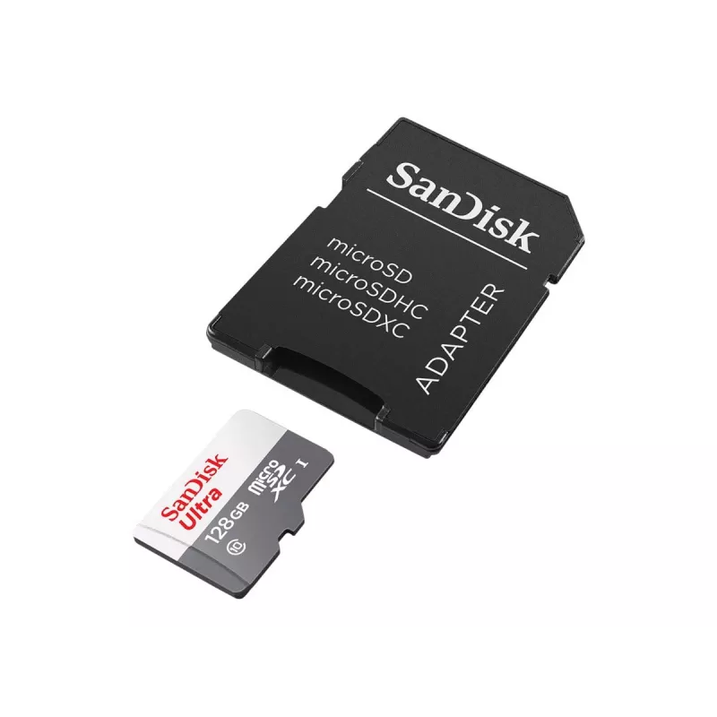 Flashgeheugen SanDisk 128GB MicroSDXC UHS-I Class 10 SDSQUNR-128G-GN6TA