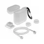 Hoesje DeLOCK Apple AirPods accessoireset wit