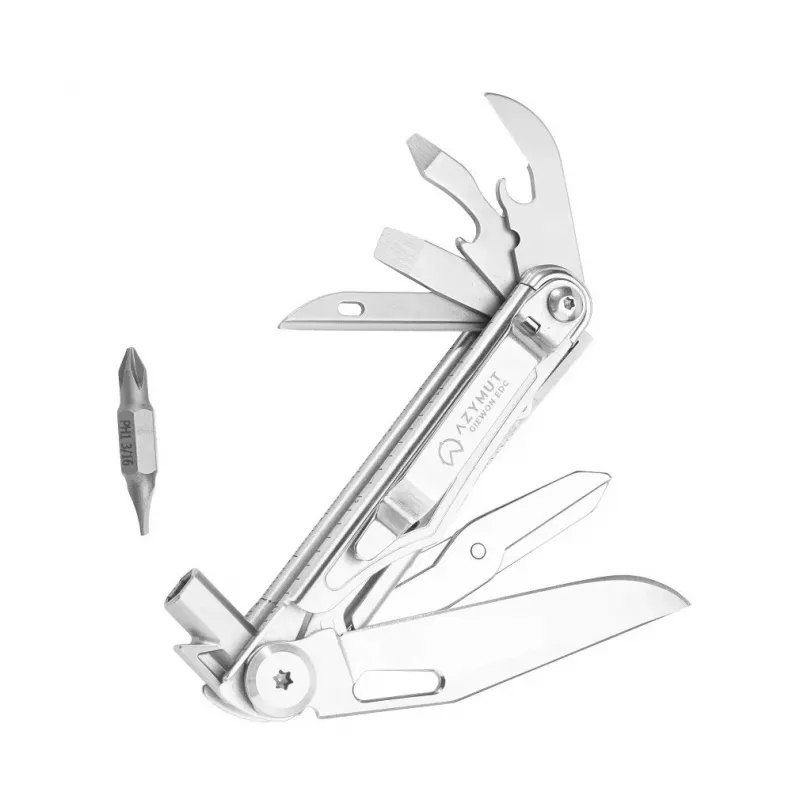 AZYMUT Giewon EDC multitool, 8 gereedschappen + holster
