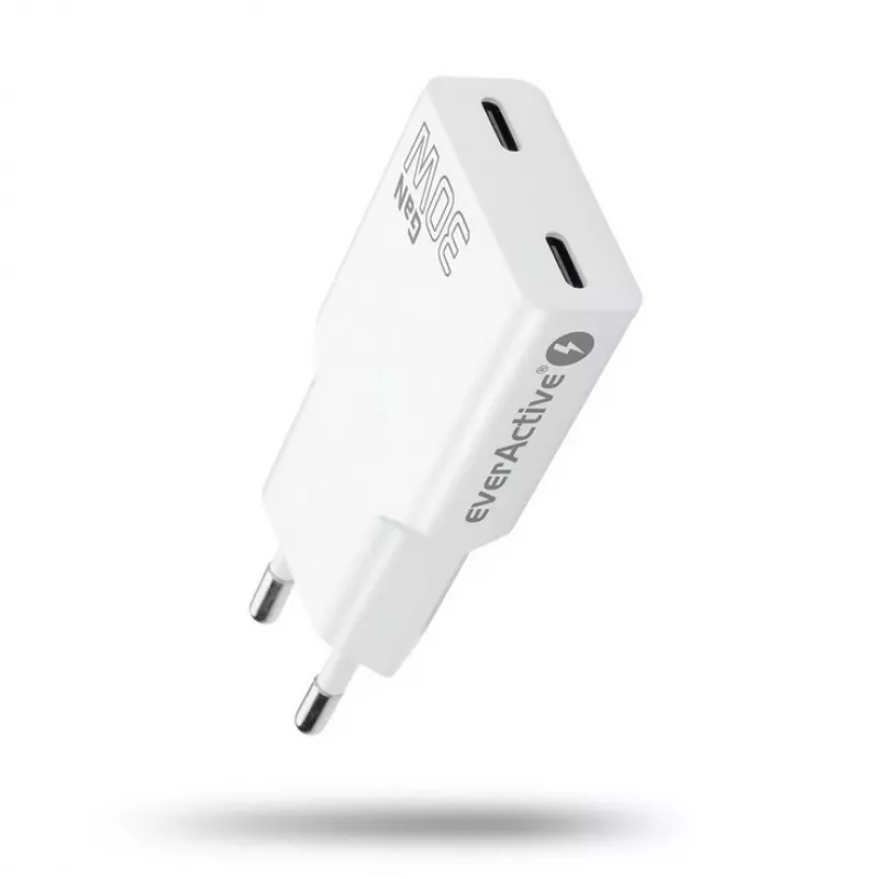 Voeding everActive SC-385Q super slank QC 4 Fast Charging — USB-snellader, compact ontwerp
