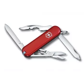 Multitoolmes Victorinox Rambler clip-point lemmet 5,8 cm rood