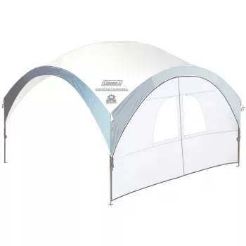 Zijwand met ingang, voor FastPitch Shelter L, zijdeel zilver, 3,65m