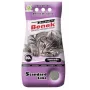Klontvormende kattenbakvulling Super Benek Standard Lavendel 10 l – bentoniet, geparfumeerd, grijze korrels